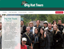 Tablet Screenshot of bighattours.com
